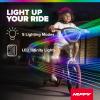 image:imageHuffy ElectroLight Kids Bike with LED Lights Durable Steel Frame Coaster Brake Removable Training Wheels Ages 46 GreyRedGreyRed