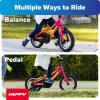 image:imageHuffy GRM Kids Bike 12162024 DualTriple Brakes MultiMode Learning amp Parent Assist Handle on 1216 Rider Fit Range Across Sizes 3358 Memory Foam Saddle Multiple Color OptionsFuchsia