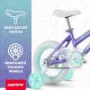 image:imageHuffy Illuminate Bike for Girls 121620 Inch Size Options Ages 3 Years Old Removable Training Wheels 12 and 16 Only Multiple Color Options Easy Assembly Adjustable Seat DurableAmethyst Purple