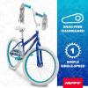 image:imageHuffy Illuminate Bike for Girls 121620 Inch Size Options Ages 3 Years Old Removable Training Wheels 12 and 16 Only Multiple Color Options Easy Assembly Adjustable Seat DurablePearl Blue