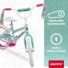 image:imageHuffy Illuminate Bike for Girls 121620 Inch Size Options Ages 3 Years Old Removable Training Wheels 12 and 16 Only Multiple Color Options Easy Assembly Adjustable Seat DurableHigh Tide Gloss
