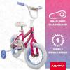 image:imageHuffy Illuminate Bike for Girls 121620 Inch Size Options Ages 3 Years Old Removable Training Wheels 12 and 16 Only Multiple Color Options Easy Assembly Adjustable Seat DurableSweet Pink