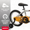 image:imageHuffy Kids 1216 Inch Bikes Multiple Color Options Available Ideal for Ages 3 Years Old EZ Build Assembly Removable Training Wheels Chain Guard for Safety Fun and Playful DesignsSilver