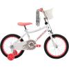 image:imageHuffy Kids 1216 Inch Bikes Multiple Color Options Available Ideal for Ages 3 Years Old EZ Build Assembly Removable Training Wheels Chain Guard for Safety Fun and Playful DesignsWhite