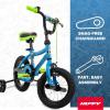 image:imageHuffy Kids 1216 Inch Bikes Multiple Color Options Available Ideal for Ages 3 Years Old EZ Build Assembly Removable Training Wheels Chain Guard for Safety Fun and Playful DesignsBlue