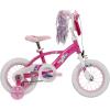 image:imageHuffy Kids 1216 Inch Bikes Multiple Color Options Available Ideal for Ages 3 Years Old EZ Build Assembly Removable Training Wheels Chain Guard for Safety Fun and Playful DesignsPink