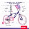 image:imageHuffy Kids 1216 Inch Bikes Multiple Color Options Available Ideal for Ages 3 Years Old EZ Build Assembly Removable Training Wheels Chain Guard for Safety Fun and Playful DesignsAmethyst