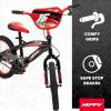 image:imageHuffy Kids 1216 Inch Bikes Multiple Color Options Available Ideal for Ages 3 Years Old EZ Build Assembly Removable Training Wheels Chain Guard for Safety Fun and Playful DesignsGloss Black