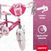 image:imageHuffy Kids 1216 Inch Bikes Multiple Color Options Available Ideal for Ages 3 Years Old EZ Build Assembly Removable Training Wheels Chain Guard for Safety Fun and Playful DesignsPink