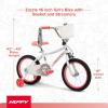 image:imageHuffy Kids 1216 Inch Bikes Multiple Color Options Available Ideal for Ages 3 Years Old EZ Build Assembly Removable Training Wheels Chain Guard for Safety Fun and Playful DesignsWhite