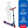 image:imageHuffy Light Up Inline Scooter for Kids 2 Wheel Kick Scooter with LED Lights and Rear Brake Foldable Adjustable Handlebar on Select Models Durable Frame Licensed Character GraphicsSpiderMan