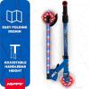 image:imageHuffy Light Up Inline Scooter for Kids 2 Wheel Kick Scooter with LED Lights and Rear Brake Foldable Adjustable Handlebar on Select Models Durable Frame Licensed Character GraphicsSpiderMan