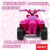 image:imageHuffy Lightning McQueen 6V RideOn Toy Car with Headlights amp Engine Sounds Foot Pedal Drive Up to 25 MPH Ages 37Minnie Mouse  Pink