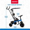 image:imageHuffy Malmo Ultra 4in1 Convertible Toddler Tricycle with Parent Push Handle Removable Canopy amp Cup Holder Kids Training Trike for Boys amp Girls Ages 15 to 3 Years Multiple Color OptionsBlue