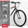 image:imageHuffy North Peak 26Inch Mountain Bike Durable HiTen Steel Frame 15Speed Twist Shifter Front and Rear LinearPull Brakes AllTerrain Tires Padded ATB SaddleCharcoal