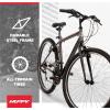 image:imageHuffy North Peak 26Inch Mountain Bike Durable HiTen Steel Frame 15Speed Twist Shifter Front and Rear LinearPull Brakes AllTerrain Tires Padded ATB SaddleCharcoal