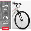 image:imageHuffy North Peak 26Inch Mountain Bike Durable HiTen Steel Frame 15Speed Twist Shifter Front and Rear LinearPull Brakes AllTerrain Tires Padded ATB SaddleSparkly Snow