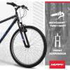 image:imageHuffy Stone Mountain Bike for Men and Women 202426 6Speed 20 or 21Speed Front or Dual Suspension Varies Multiple Colors Adjustable Saddle Shimano Equipped AllTerrain TiresMatte Black