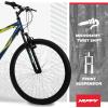 image:imageHuffy Stone Mountain Bike for Men and Women 202426 6Speed 20 or 21Speed Front or Dual Suspension Varies Multiple Colors Adjustable Saddle Shimano Equipped AllTerrain TiresDenim Blue