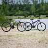 image:imageHuffy Stone Mountain Bike for Men and Women 202426 6Speed 20 or 21Speed Front or Dual Suspension Varies Multiple Colors Adjustable Saddle Shimano Equipped AllTerrain TiresCloudy Grey Gloss