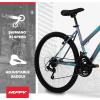 image:imageHuffy Stone Mountain Bike for Men and Women 202426 6Speed 20 or 21Speed Front or Dual Suspension Varies Multiple Colors Adjustable Saddle Shimano Equipped AllTerrain TiresSilver Gloss