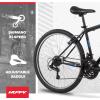 image:imageHuffy Stone Mountain Bike for Men and Women 202426 6Speed 20 or 21Speed Front or Dual Suspension Varies Multiple Colors Adjustable Saddle Shimano Equipped AllTerrain TiresMatte Black