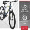 image:imageHuffy Stone Mountain Bike for Men and Women 202426 6Speed 20 or 21Speed Front or Dual Suspension Varies Multiple Colors Adjustable Saddle Shimano Equipped AllTerrain TiresDenim Blue