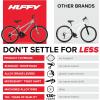 image:imageHuffy Stone Mountain Bike for Men and Women 202426 6Speed 20 or 21Speed Front or Dual Suspension Varies Multiple Colors Adjustable Saddle Shimano Equipped AllTerrain TiresMetallic Nickel