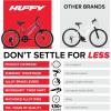 image:imageHuffy Stone Mountain Bike for Men and Women 202426 6Speed 20 or 21Speed Front or Dual Suspension Varies Multiple Colors Adjustable Saddle Shimano Equipped AllTerrain TiresOrchid Gloss