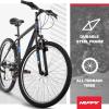 image:imageHuffy Stone Mountain Bike for Men and Women 202426 6Speed 20 or 21Speed Front or Dual Suspension Varies Multiple Colors Adjustable Saddle Shimano Equipped AllTerrain TiresMatte Black
