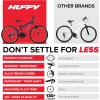 image:imageHuffy Stone Mountain Bike for Men and Women 202426 6Speed 20 or 21Speed Front or Dual Suspension Varies Multiple Colors Adjustable Saddle Shimano Equipped AllTerrain TiresMidnight Purple