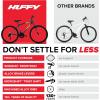 image:imageHuffy Stone Mountain Bike for Men and Women 202426 6Speed 20 or 21Speed Front or Dual Suspension Varies Multiple Colors Adjustable Saddle Shimano Equipped AllTerrain TiresDenim Blue