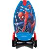 image:imageHuffy Toddler 3Wheel Scooter for Kids Multiple Colors amp Licensed Character Graphics Ages 3 Durable Steel Frame Wide NonSlip Deck Stable LeantoSteer Design LightUp Options GirlsBoysSpiderMan  Blue