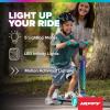 image:imageHuffy Toddler 3Wheel Scooter for Kids Multiple Colors amp Licensed Character Graphics Ages 3 Durable Steel Frame Wide NonSlip Deck Stable LeantoSteer Design LightUp Options GirlsBoysElectroLight  Teal