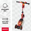 image:imageHuffy Toddler 3Wheel Scooter for Kids Multiple Colors amp Licensed Character Graphics Ages 3 Durable Steel Frame Wide NonSlip Deck Stable LeantoSteer Design LightUp Options GirlsBoysCars  Red