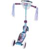 image:imageHuffy Toddler 3Wheel Scooter for Kids Multiple Colors amp Licensed Character Graphics Ages 3 Durable Steel Frame Wide NonSlip Deck Stable LeantoSteer Design LightUp Options GirlsBoysFrozen  BluePurple