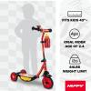 image:imageHuffy Toddler 3Wheel Scooter for Kids Multiple Colors amp Licensed Character Graphics Ages 3 Durable Steel Frame Wide NonSlip Deck Stable LeantoSteer Design LightUp Options GirlsBoysCars  Red