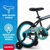 image:imageHuffy Upshot 121620 Inch Boys Bike for Kids Multiple Color Options Available Removable Training Wheels BMX Design Designed for Growth Durable Construction EZ Build AssemblyBlack