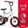 image:imageHuffy Upshot 121620 Inch Boys Bike for Kids Multiple Color Options Available Removable Training Wheels BMX Design Designed for Growth Durable Construction EZ Build AssemblyWhite