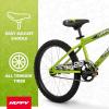 image:imageHuffy Upshot 121620 Inch Boys Bike for Kids Multiple Color Options Available Removable Training Wheels BMX Design Designed for Growth Durable Construction EZ Build AssemblyLime Green
