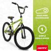 image:imageHuffy Upshot 121620 Inch Boys Bike for Kids Multiple Color Options Available Removable Training Wheels BMX Design Designed for Growth Durable Construction EZ Build AssemblyLime Green