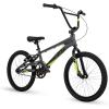 image:imageHuffy 20 Inch BMX Bike for Kids Race amp Freestyle Styles Lightweight Steel Frame Single Speed Drivetrain 20 Wheels Beginner BMX Bike for Street Riding or BMX Track KidsTeensGray Enigma