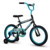 image:imageHuffy Upshot 121620 Inch Boys Bike for Kids Multiple Color Options Available Removable Training Wheels BMX Design Designed for Growth Durable Construction EZ Build AssemblyBlack