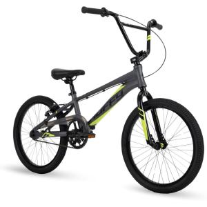 image:imageHuffy 20 Inch BMX Bike for Kids Race amp Freestyle Styles Lightweight Steel Frame Single Speed Drivetrain 20 Wheels Beginner BMX Bike for Street Riding or BMX Track KidsTeensGray Enigma