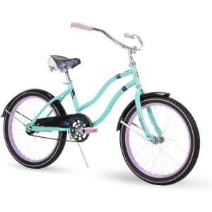 image:imageHuffy Cruiser Bike Fairmont or Woodhaven Model 202426 Inch Sizes Perfect for Casual Rides Ergonomic Design Rear Rack and Basket on Woodhaven Model Simple Coaster Brakes Multiple Color OptionsFairmont  Metallic Teal