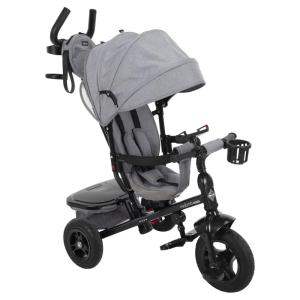 image:imageHuffy Malmo Ultra 4in1 Convertible Toddler Tricycle with Parent Push Handle Removable Canopy amp Cup Holder Kids Training Trike for Boys amp Girls Ages 15 to 3 Years Multiple Color OptionsGray