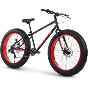 image:imageHuffy Mountain Bikes for Men 26275 Inch Sizes Multiple Speeds Suspension Available Fat Tire Option Sleek Graphics Disc Brakes Available Adjustable Comfort Saddle Durable Multiple ColorsBlackRed