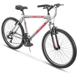 image:imageHuffy Mountain Bikes for Men 26275 Inch Sizes Multiple Speeds Suspension Available Fat Tire Option Sleek Graphics Disc Brakes Available Adjustable Comfort Saddle Durable Multiple ColorsGloss Nickel