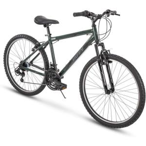 image:imageHuffy Mountain Bikes for Men 26275 Inch Sizes Multiple Speeds Suspension Available Fat Tire Option Sleek Graphics Disc Brakes Available Adjustable Comfort Saddle Durable Multiple ColorsMilitary Green Gloss