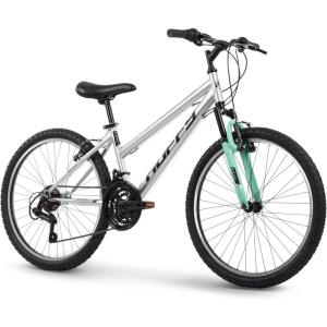 image:imageHuffy Stone Mountain Bike for Men and Women 202426 6Speed 20 or 21Speed Front or Dual Suspension Varies Multiple Colors Adjustable Saddle Shimano Equipped AllTerrain TiresMetallic Nickel